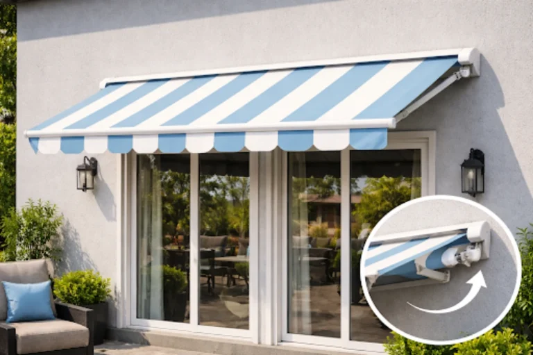 ระบบมอเตอร์ Smart Home กันสาด หลังคาผ้าใบ